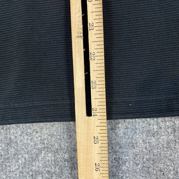 Carbon 2 Cobalt Sweater M Black Solid 1/4 Pullover Cotton Sleeve Pocket - Picture 3 of 12